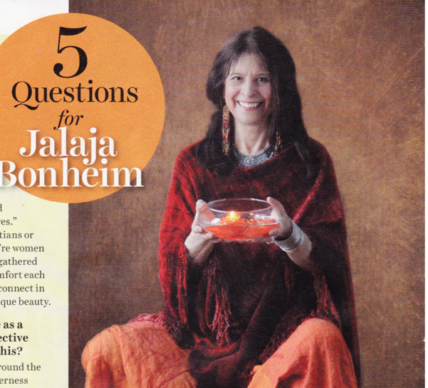 Screenshot of Jalala Bonheim in a magazine